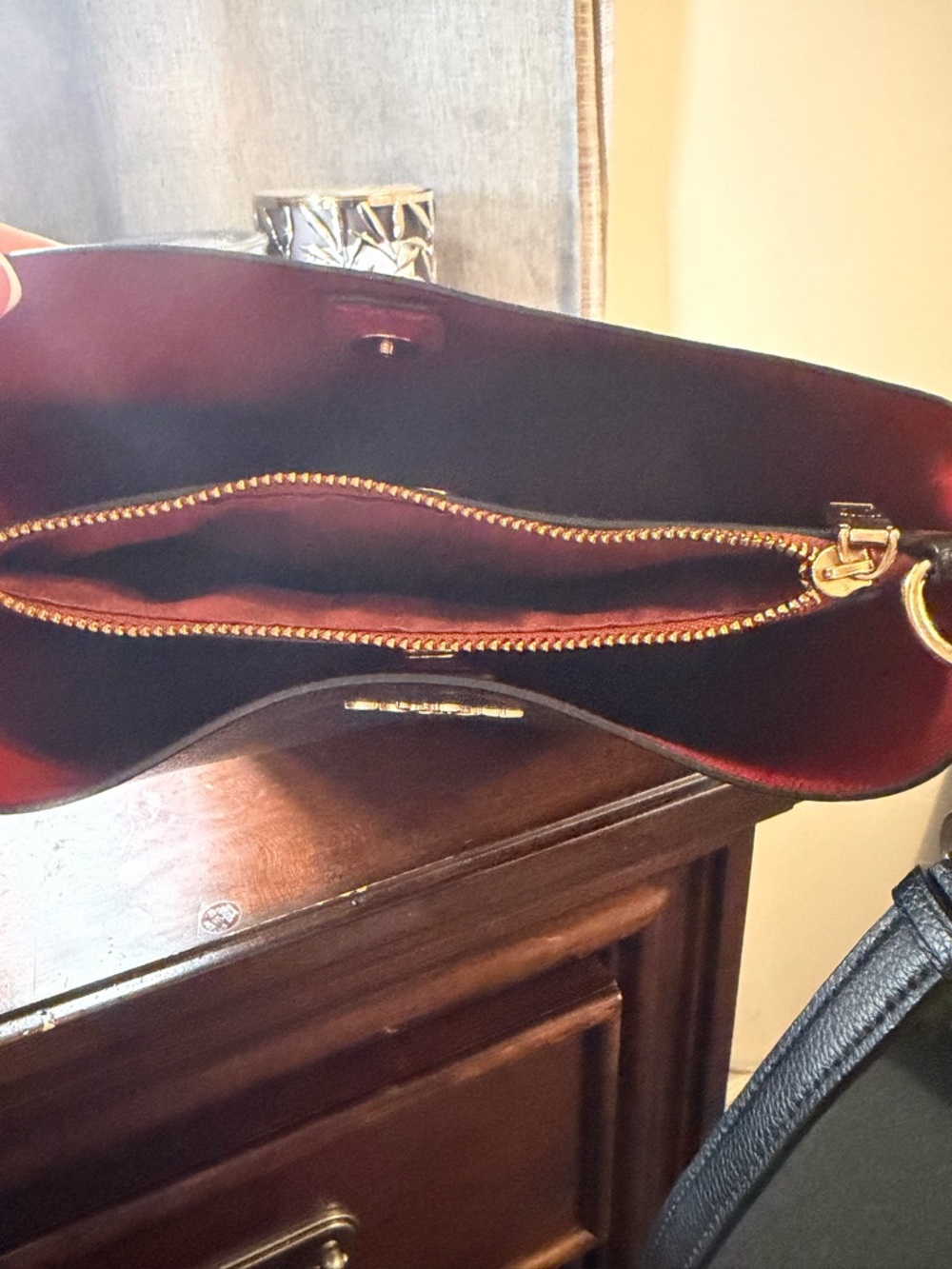 Coach Black Pebbled Leather Crossbody with Gold Hardware - Picture 2 of 3